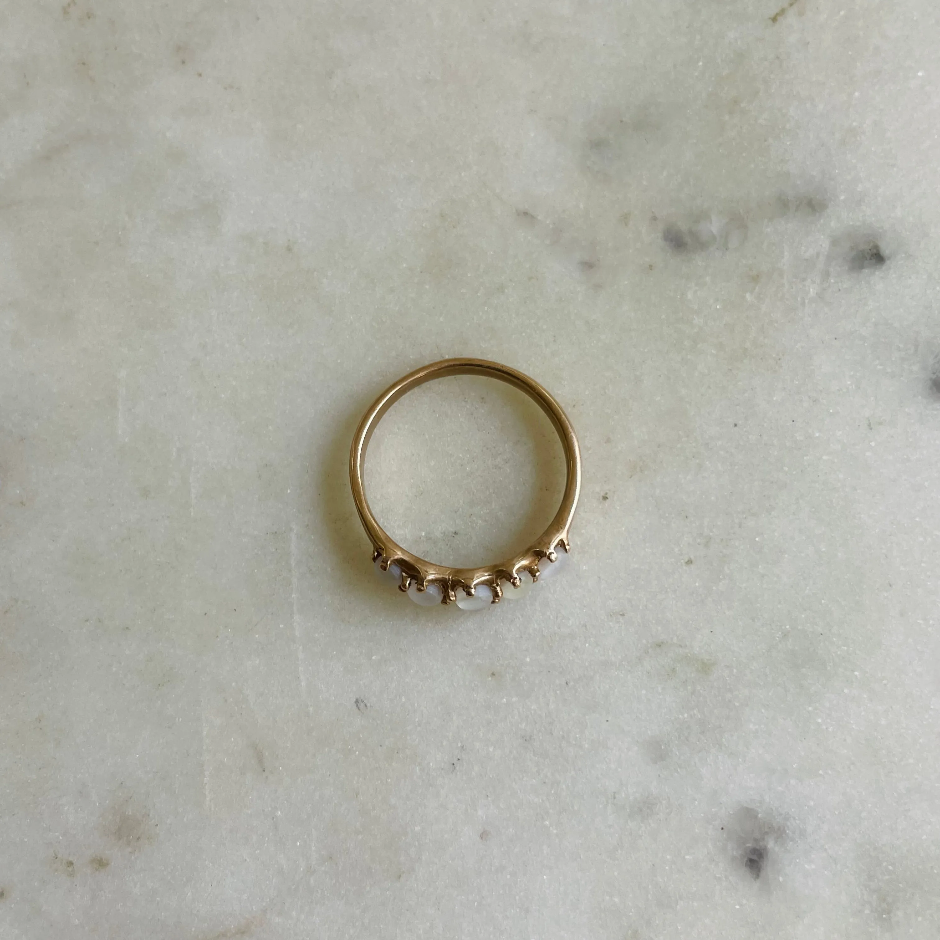 MARGARET RING — MOTHER OF PEARL