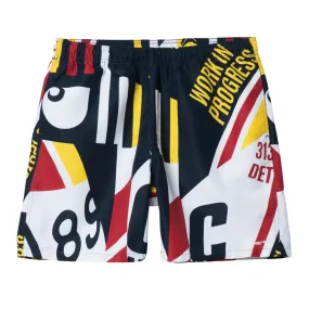 Men's Carhartt WIP Island Swim Trunks - Arcade Marina Print