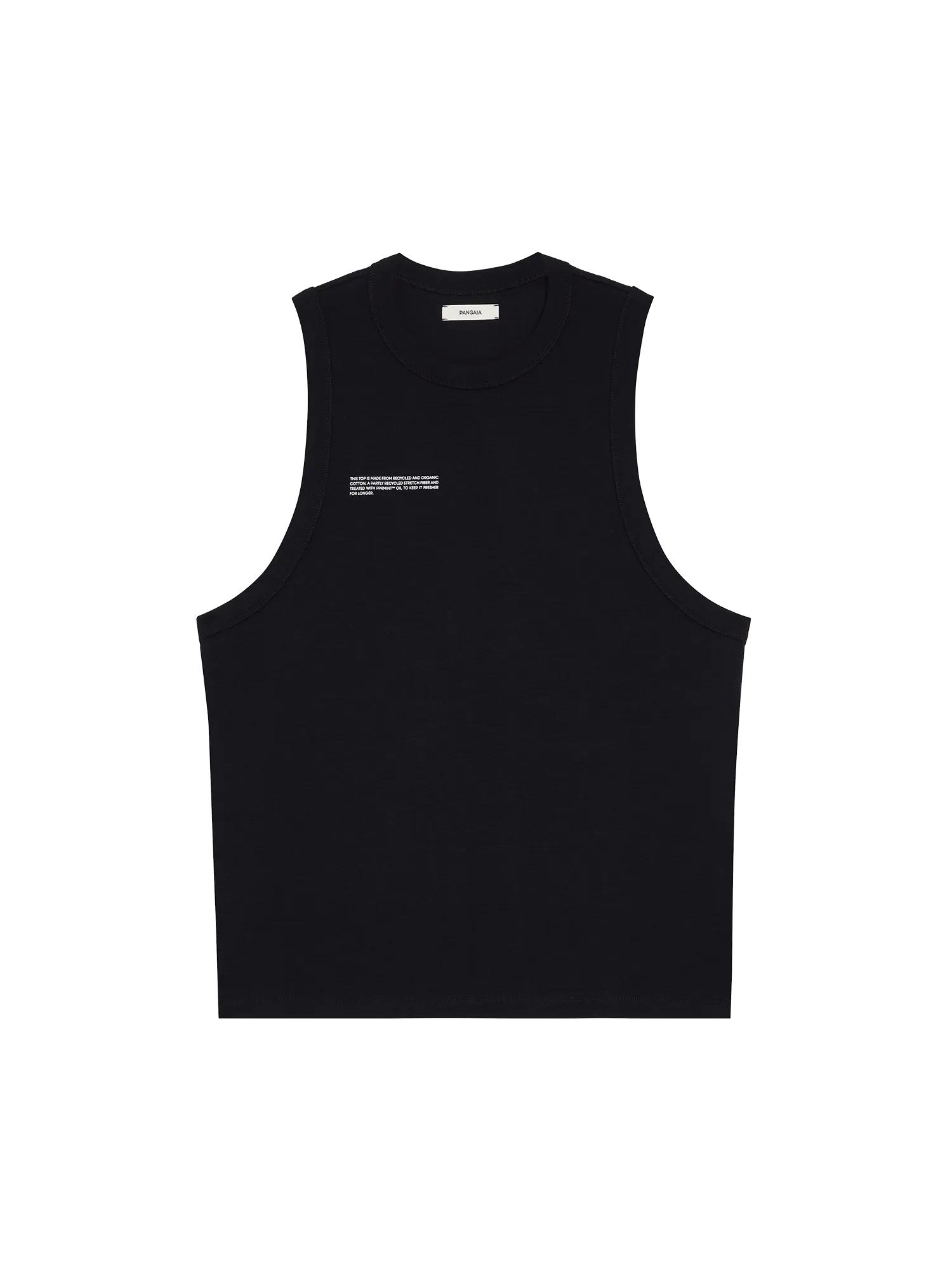 Men's Cotton Tank Top—black