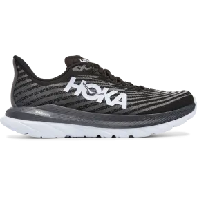 Men's Hoka One One Mach 5, Black/Castlerock, 10.5 2E Wide