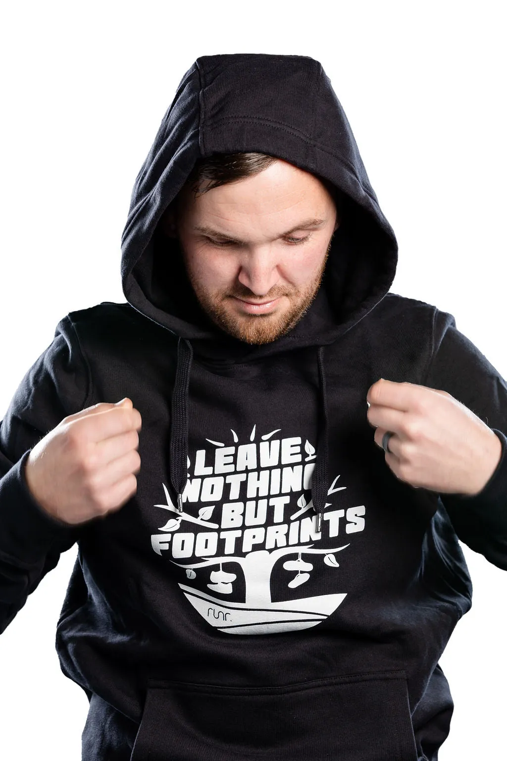 Men's 'Leave Nothing But Footprints' Trail Runr Hoodie