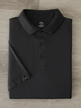 Mens Premium Jacquard Golf Polo