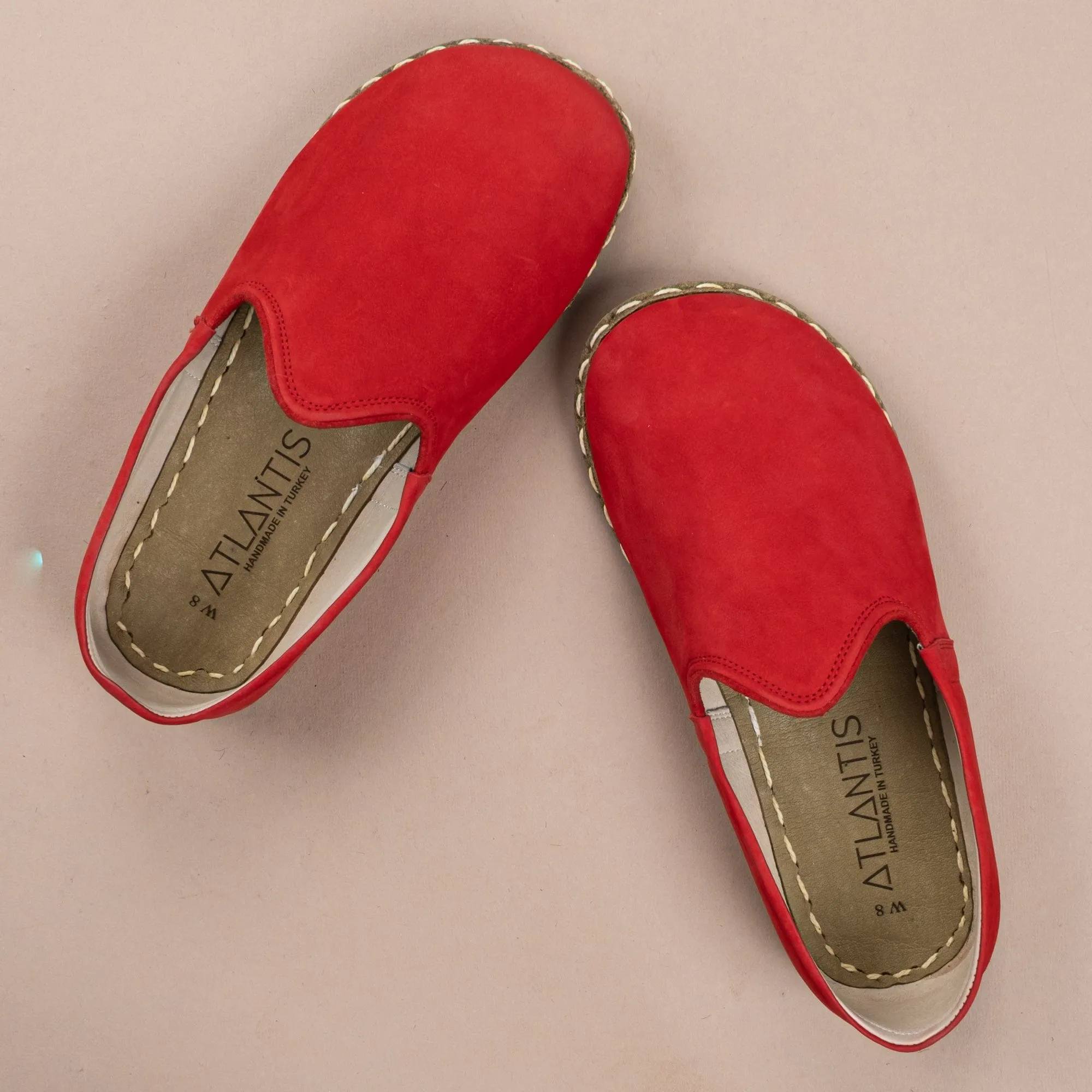 Men's Red Barefoots