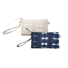 Mini Luxe Clutch Bundle: Blue Shibori & a FREE Stone Shibori ($100 value for only $50! Use Code: MINIBUNDLE)