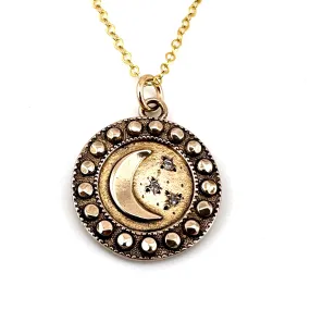 MOTHER MOON Necklace - White Sapphires