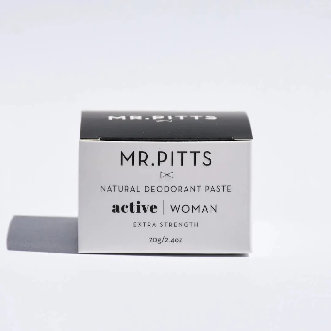 Mr Pitts - Active Woman - Natural Deodorant