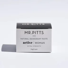 Mr Pitts - Active Woman - Natural Deodorant