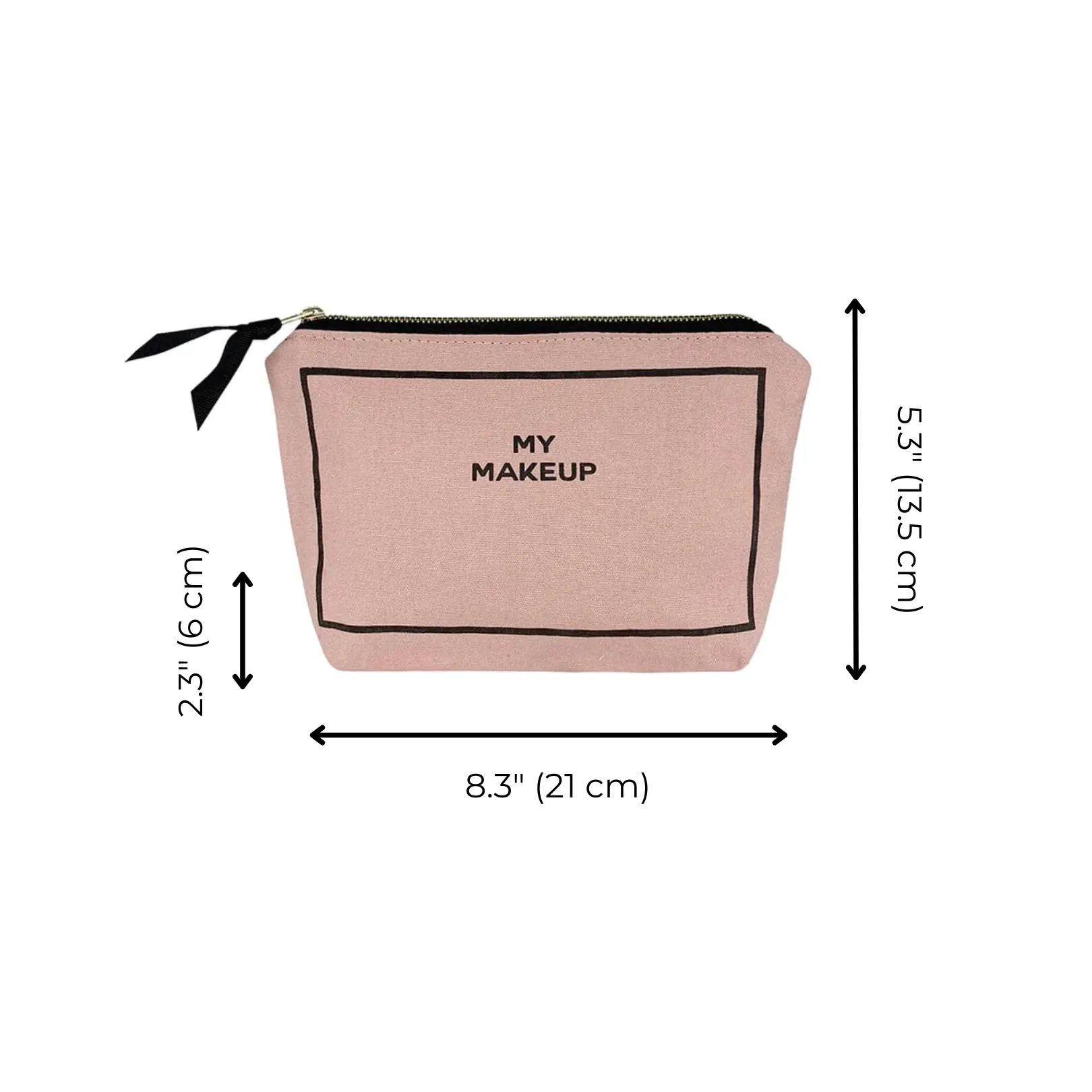 My Makeup Pouch, Coated Lining, Pink/Blush