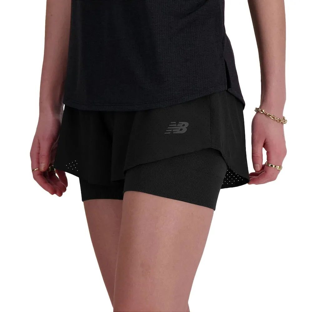 New Balance Women's RC 2-in-1 Short 3"