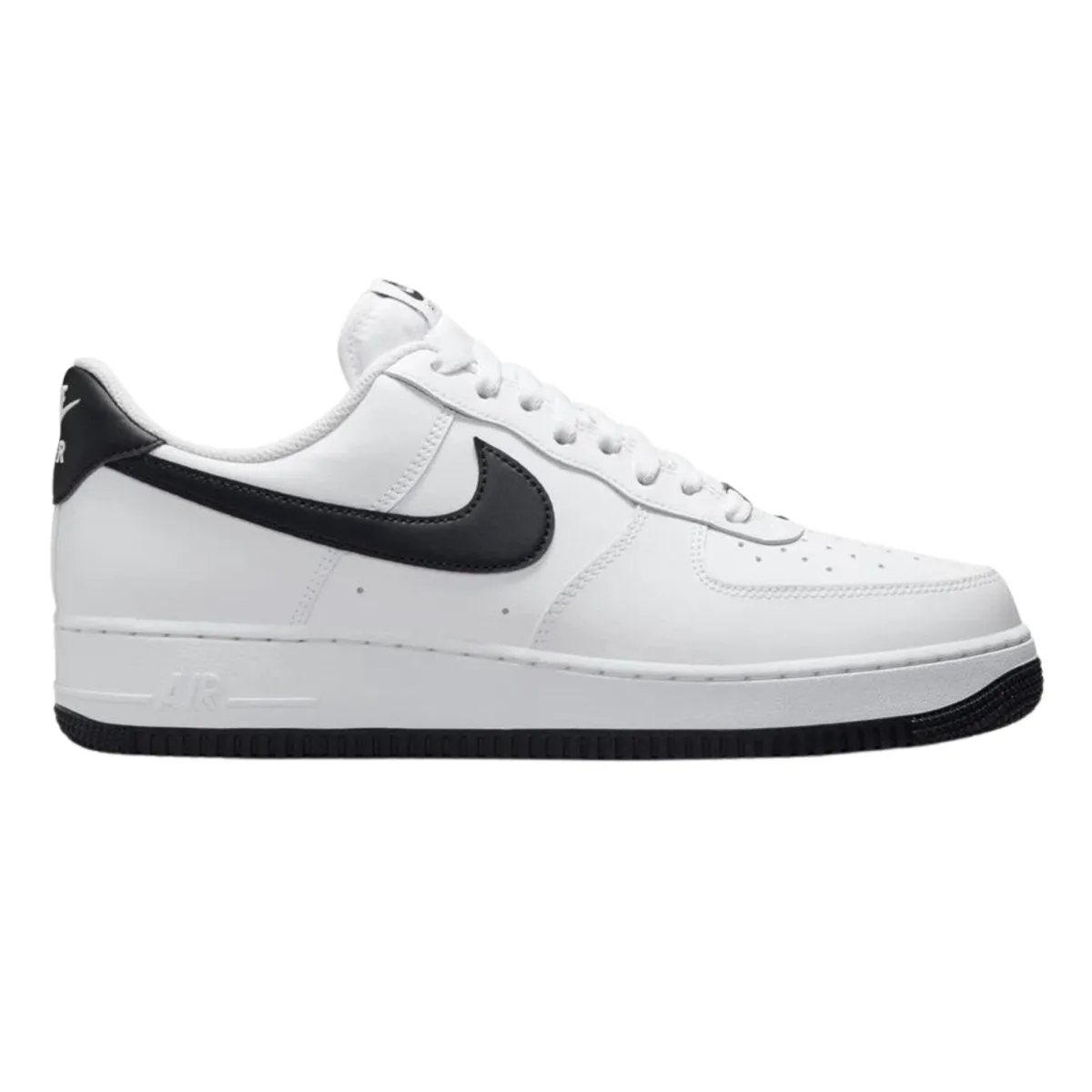 Nike Men's Air Force 1 White/Black Smooth