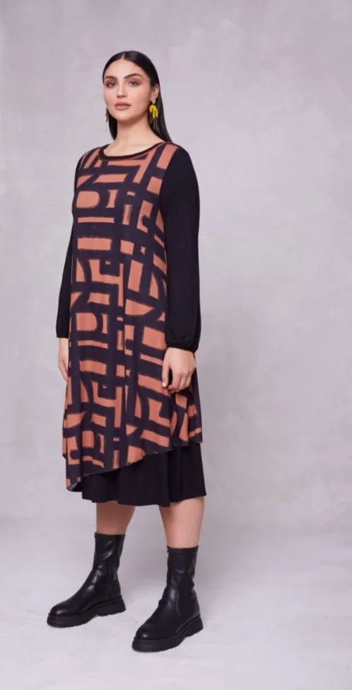 Ora Geometrical print Dress