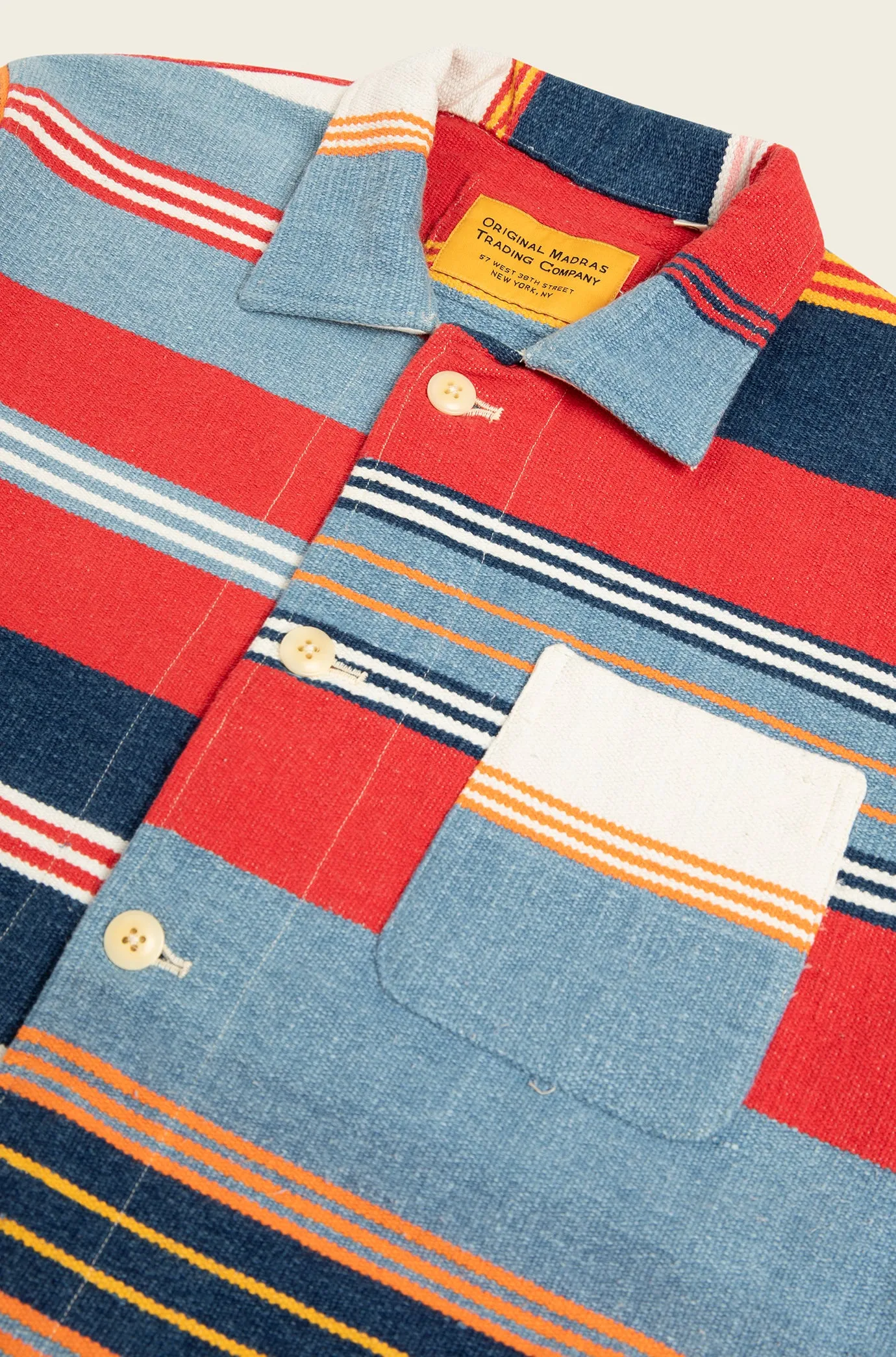 Original Madras Multi Color Beach Mat Jacket