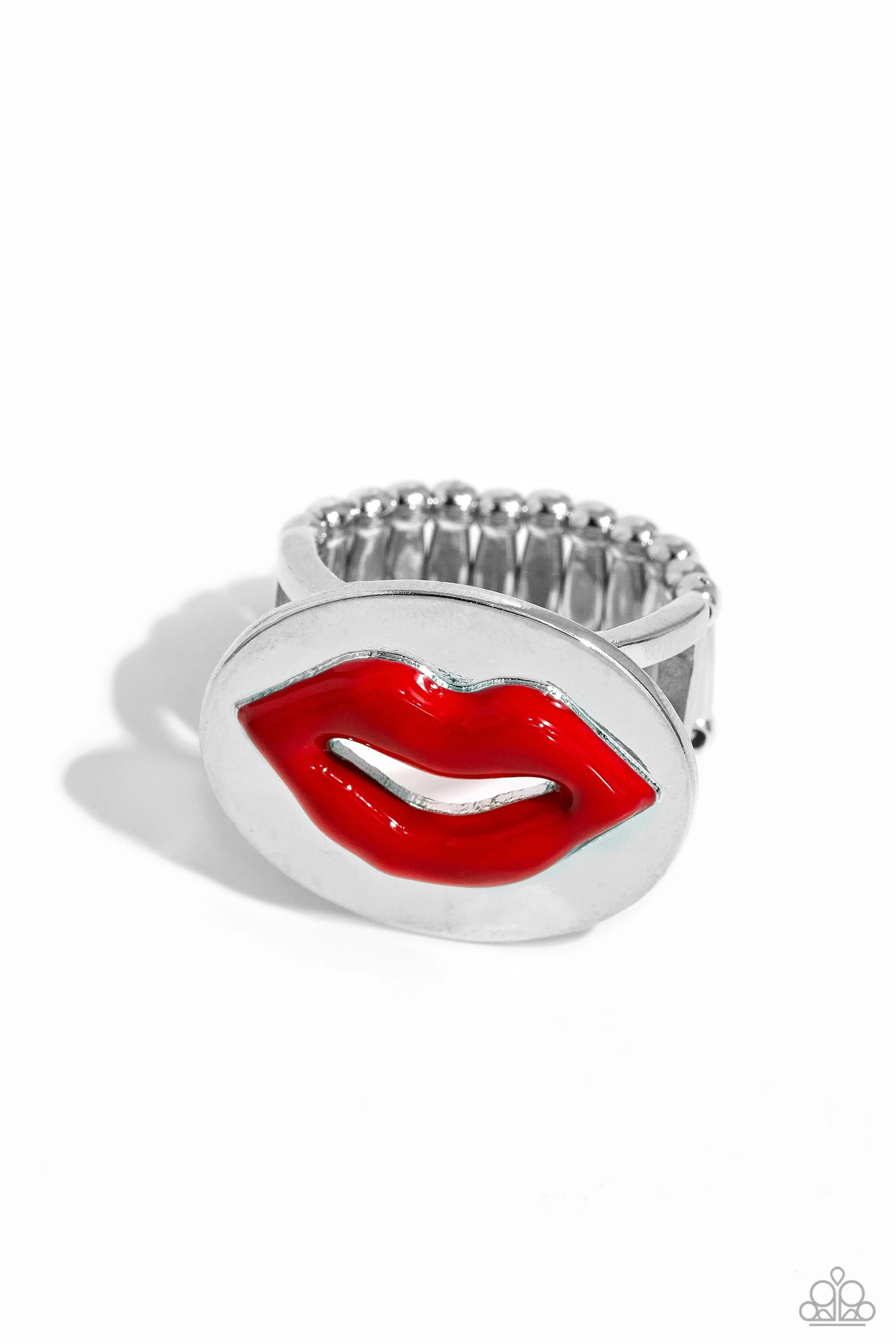 Paparazzi Lip Labor Red Ring