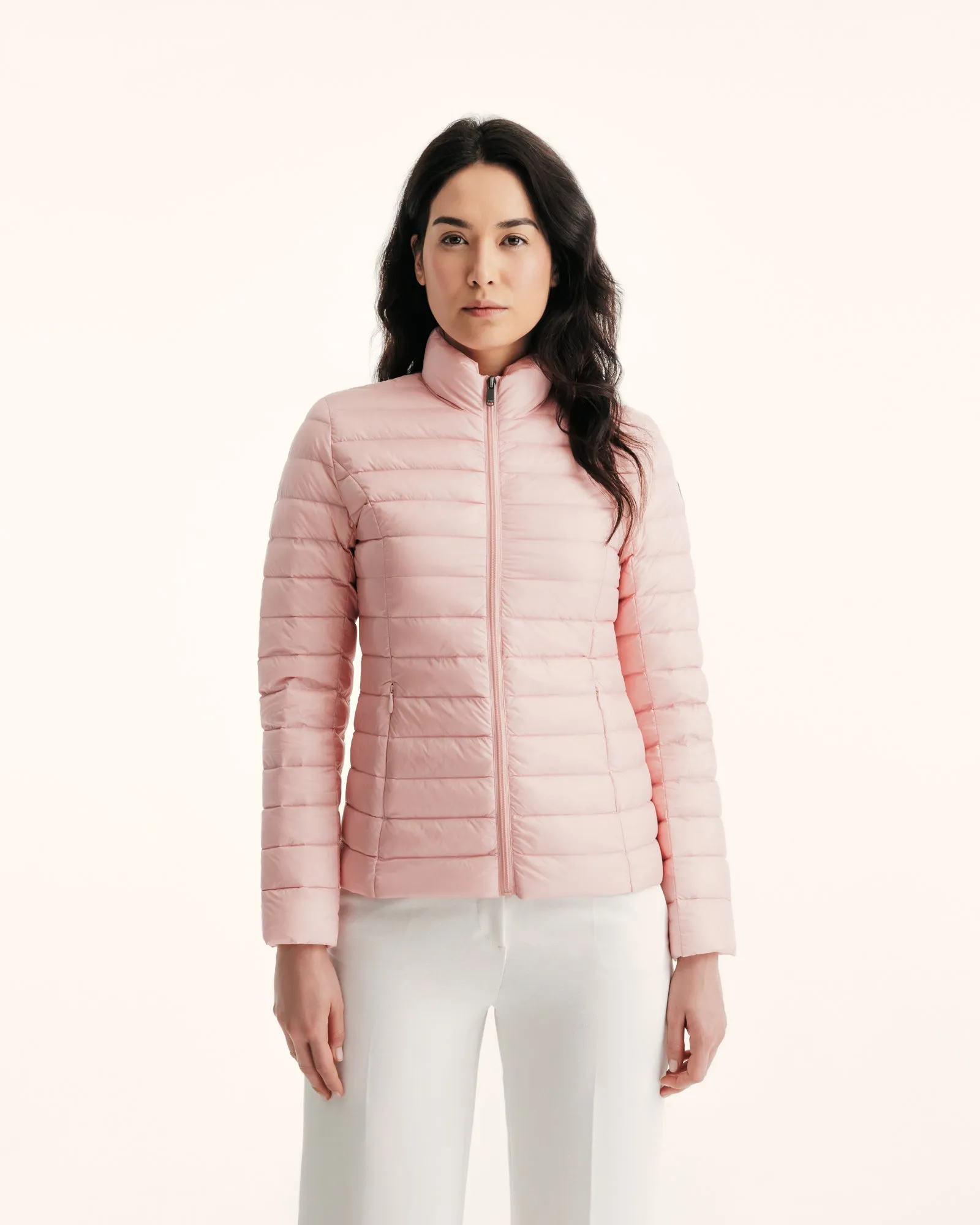 Peach pink Cha lightweight puffer jacket