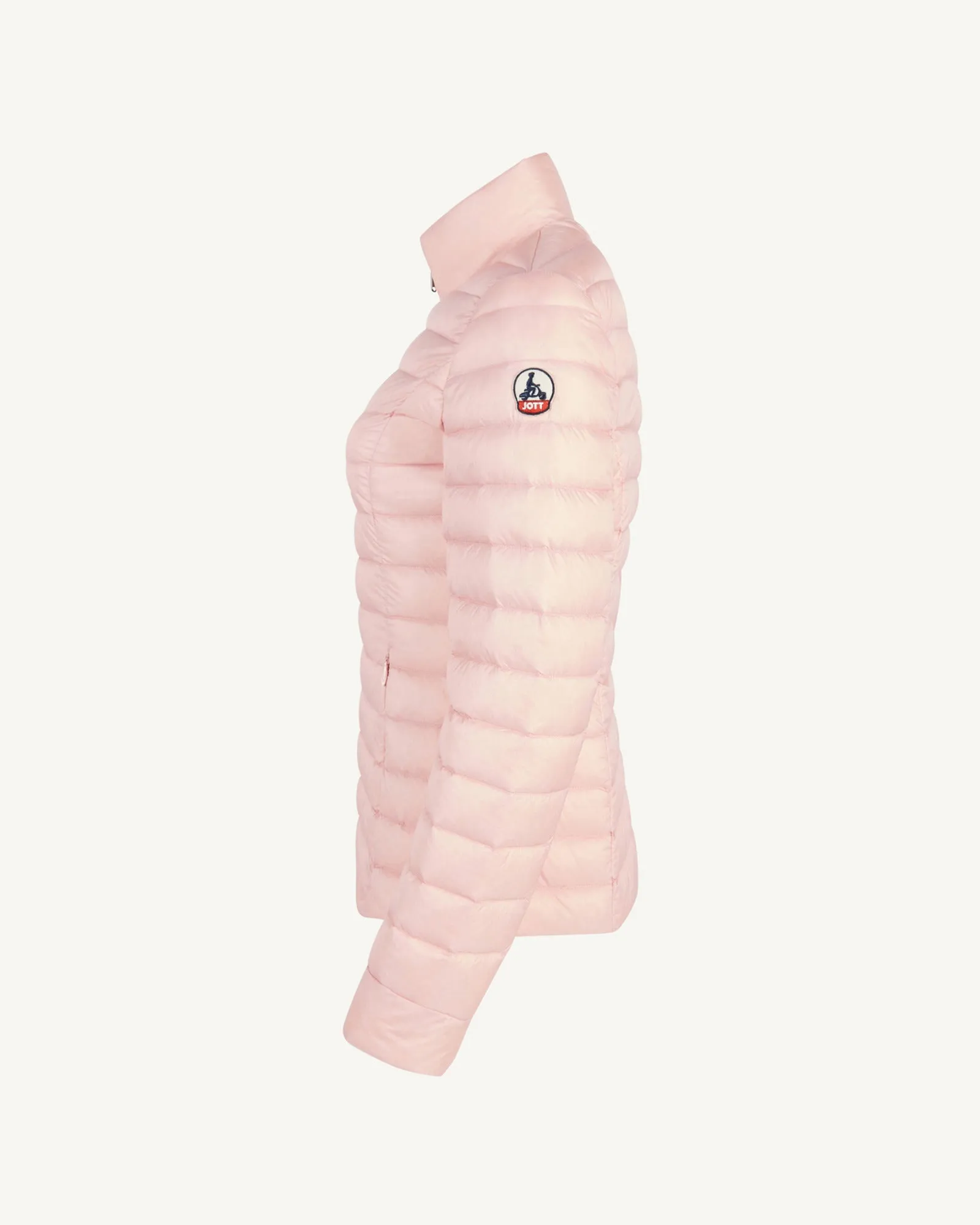 Peach pink Cha lightweight puffer jacket