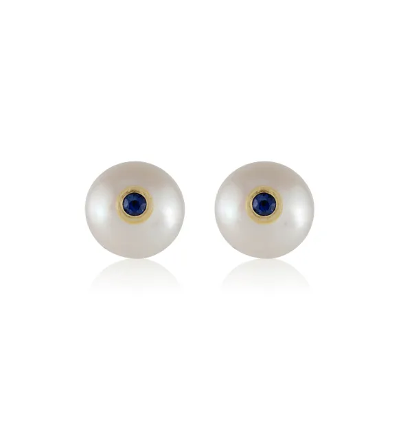 Pearl & Birthstone Stud