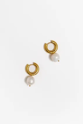 Pearl Convertible Hoops