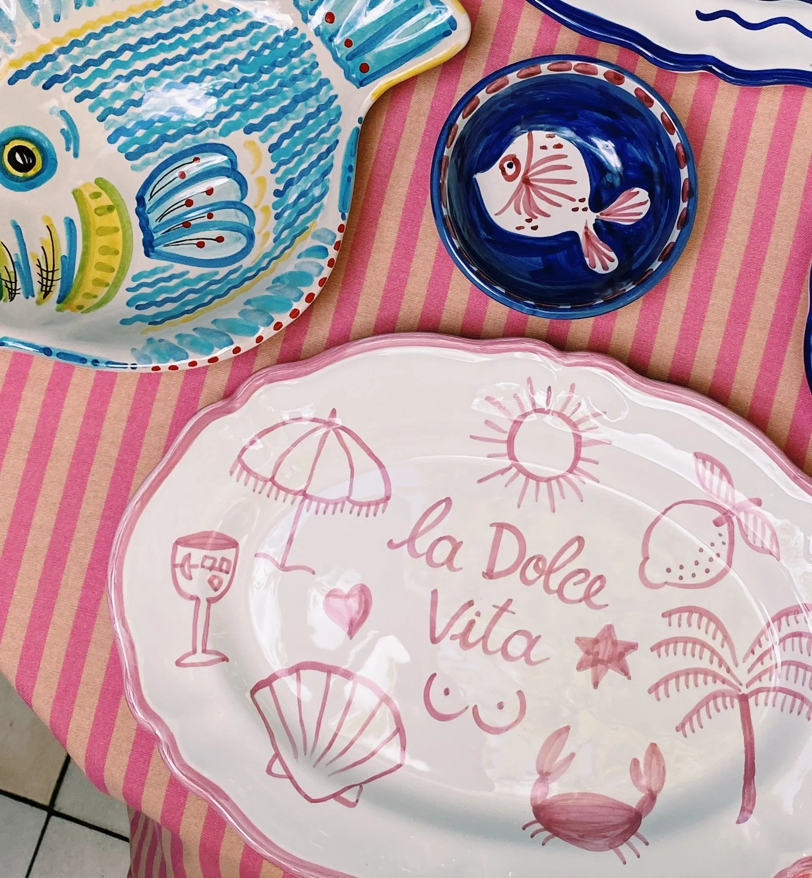 Popolo Pink La dolce Vita Platter