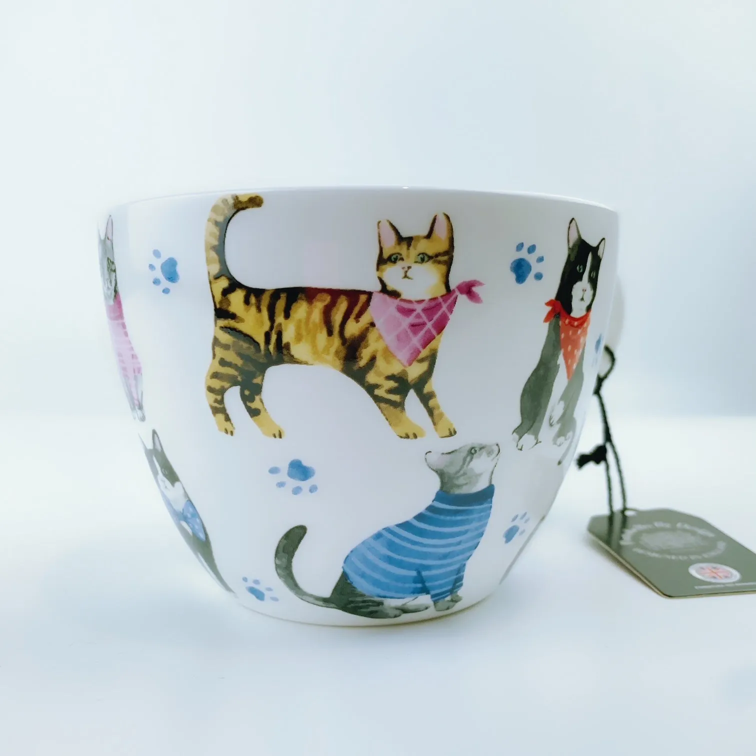 Portobello By Design 'Life Is Better With A Cat' Bone China XL Coffee Mug Tea Cup