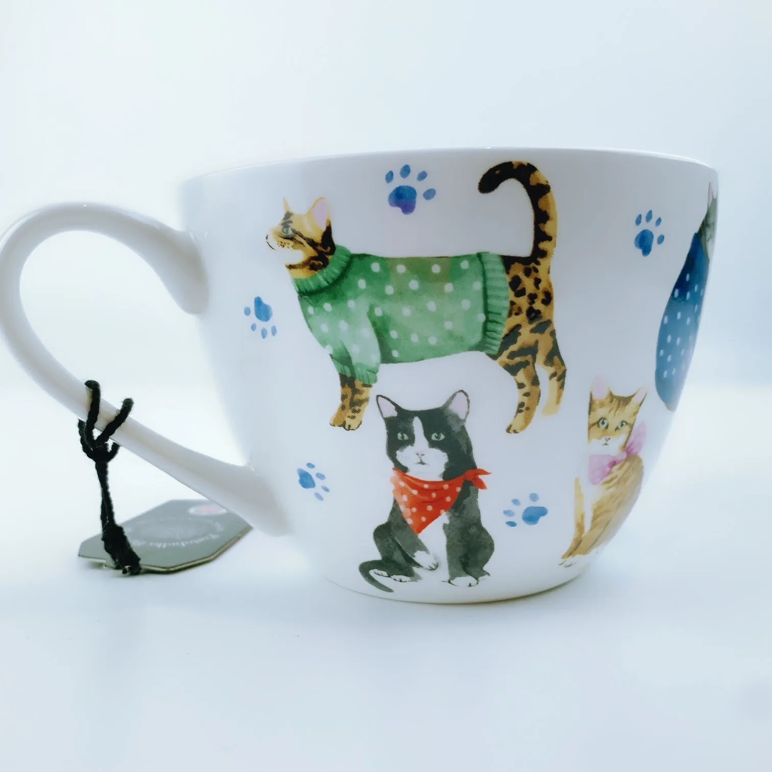 Portobello By Design 'Life Is Better With A Cat' Bone China XL Coffee Mug Tea Cup