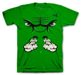 Retro 1 Pine Green Bull Face Shirt