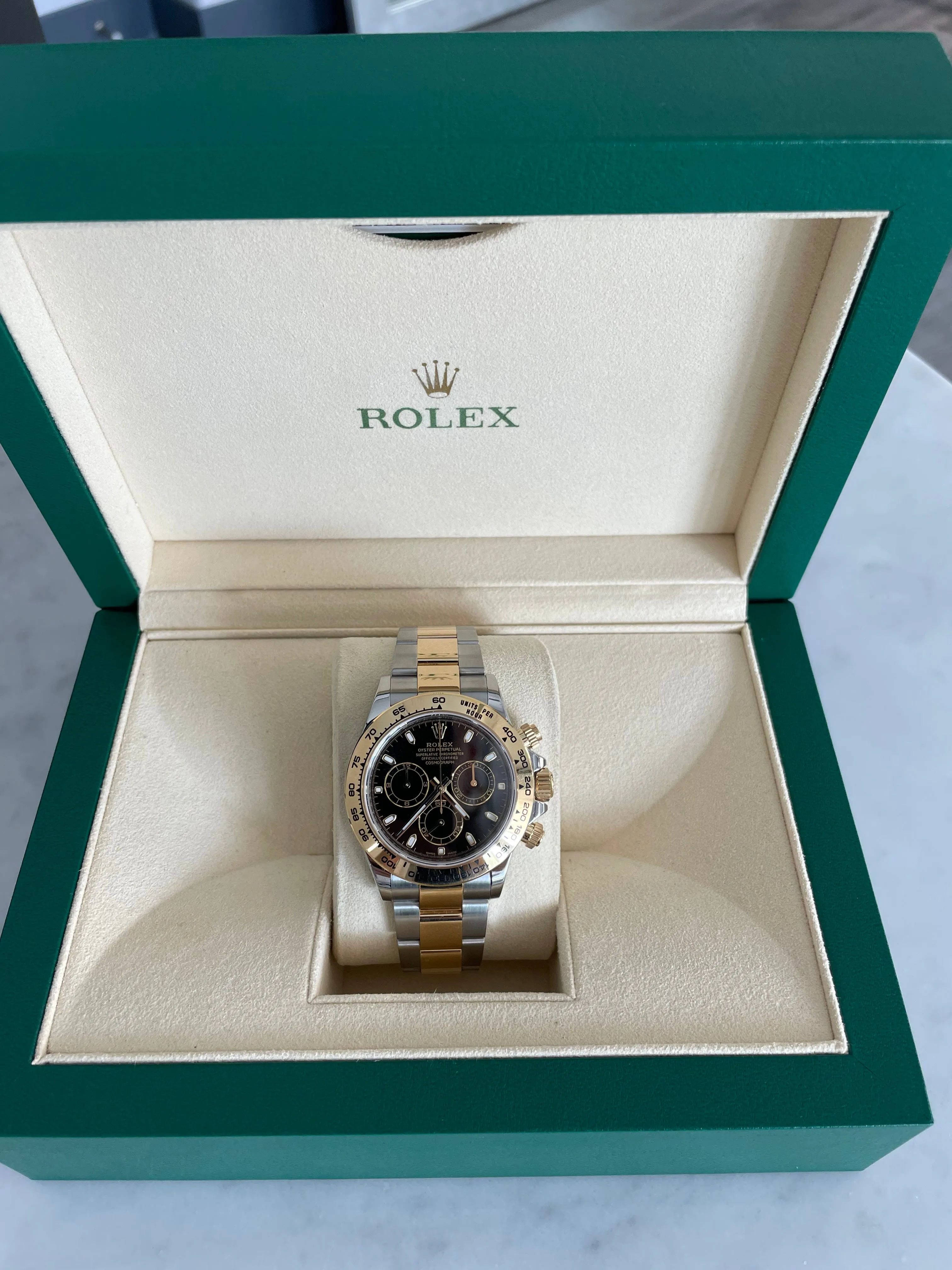 Rolex Daytona Two tone Black Face 116503