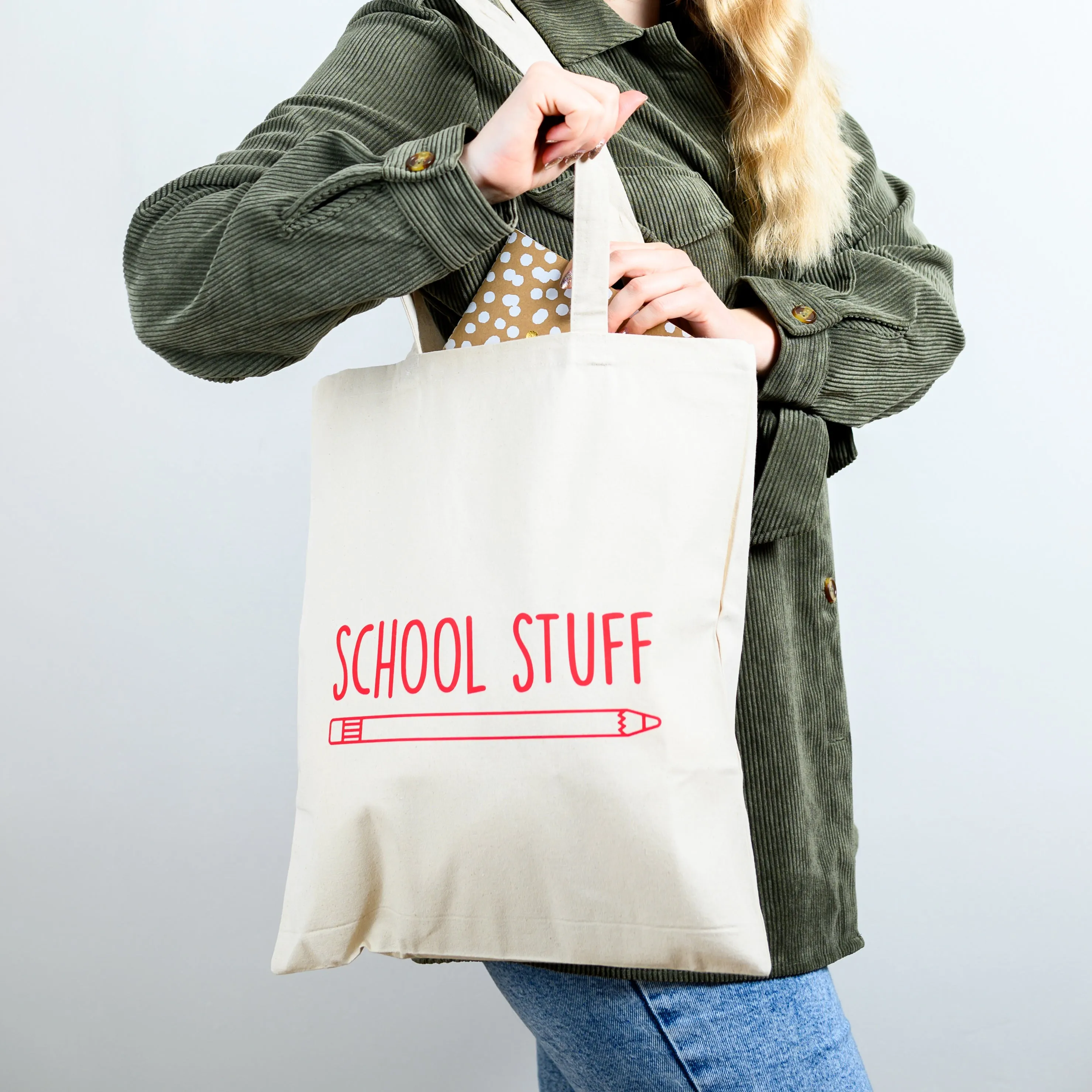 School stuff Premium cotton Tote bag