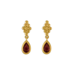 Small Ruby Nona Earrings