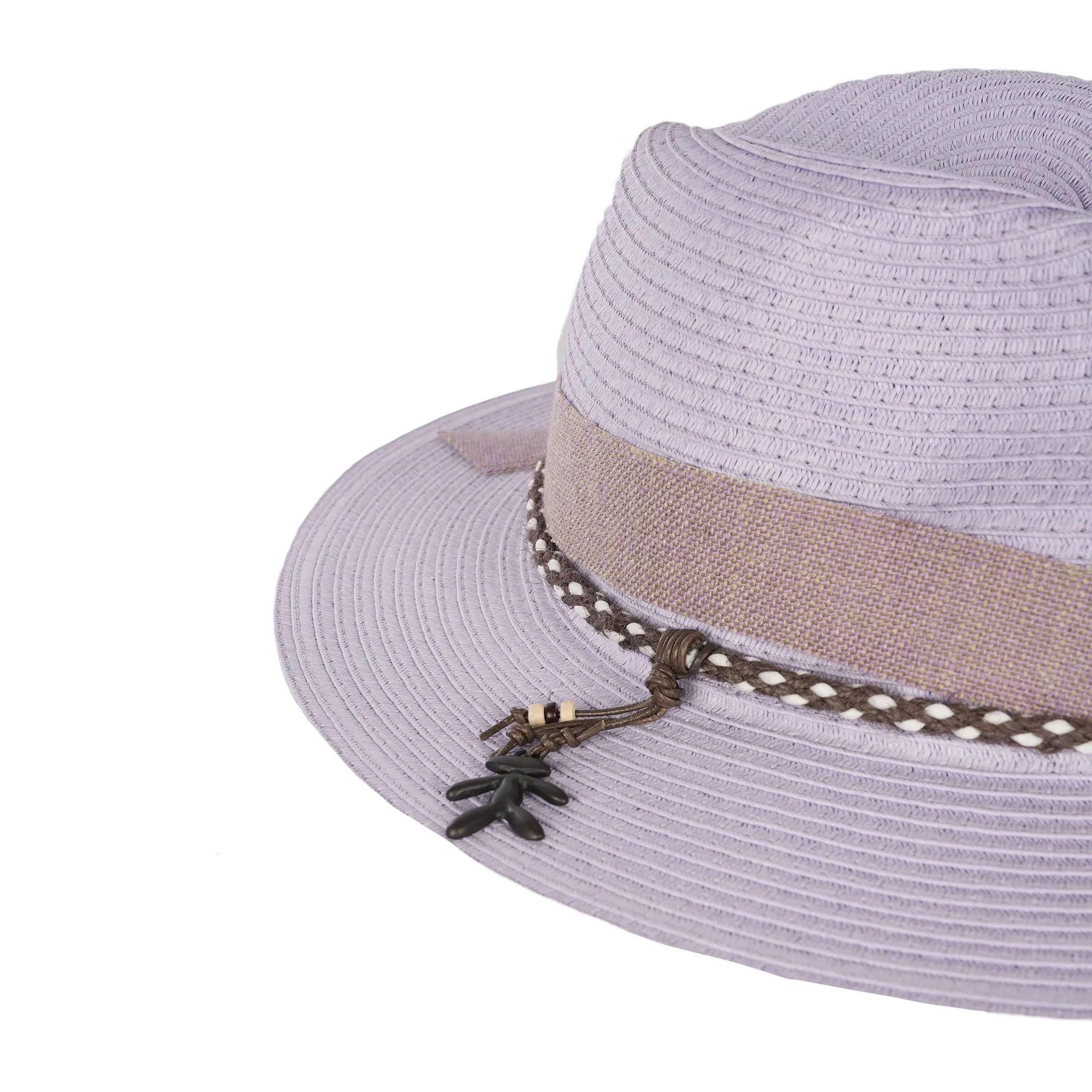 Spring Hat Natural Cellulose Lilac