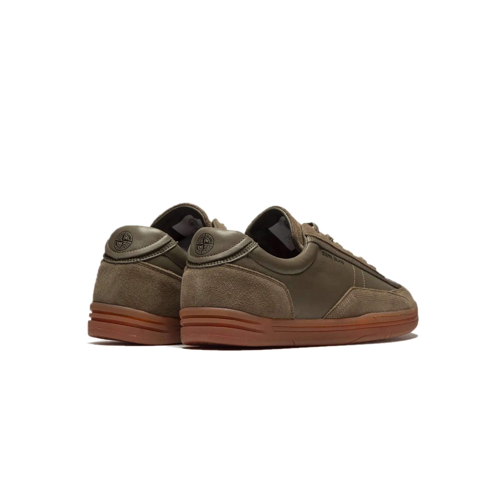 Stone Island Mens Rock Military Green Shoes