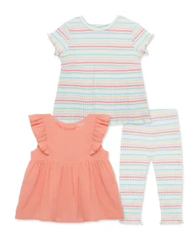 Stripe 3-Piece Toddler Play Set (2T-4T)