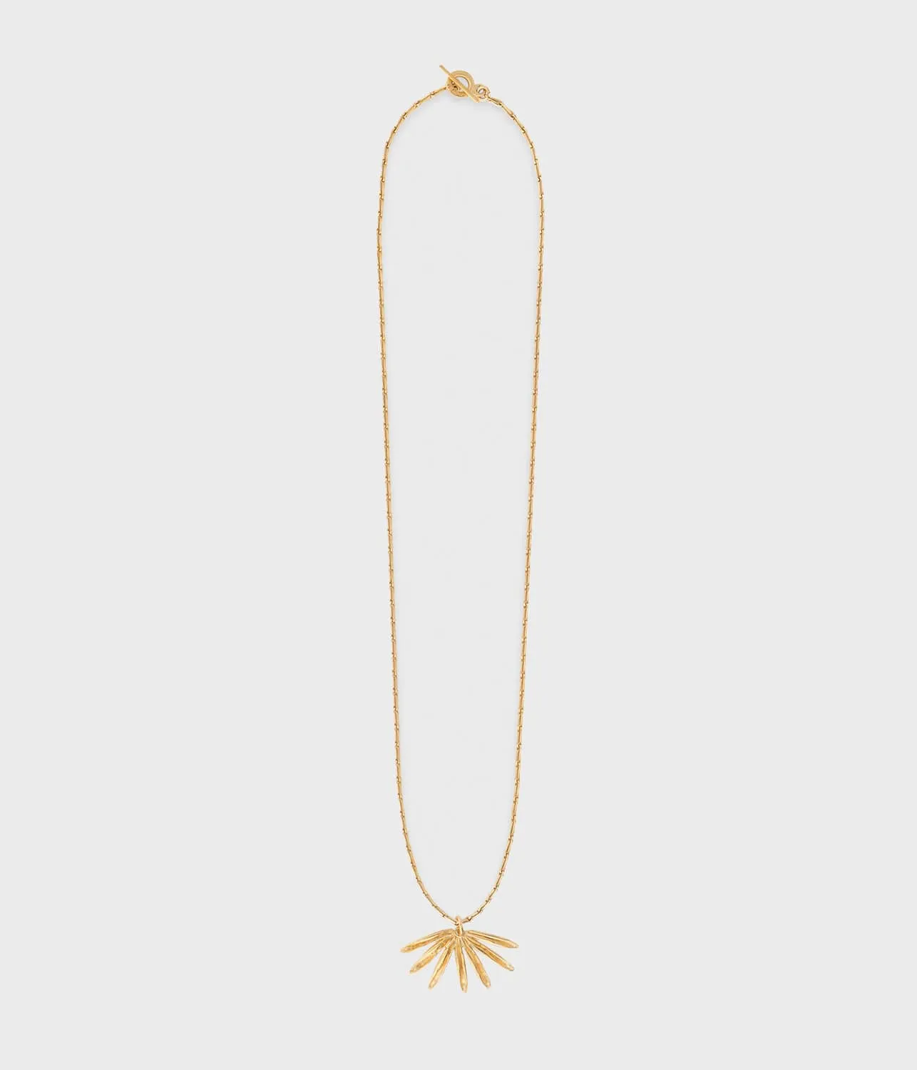 SUN SIREN NECKLACE 42CMS- GOLD