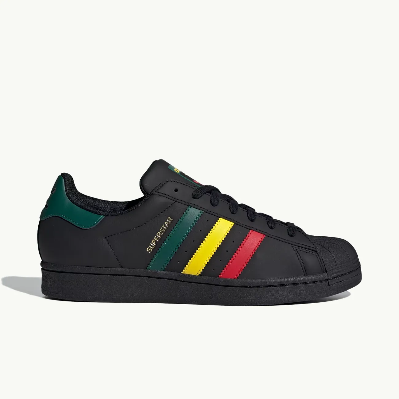 Superstar 'Reggae' - Core Black/Yellow/Collegiate Green