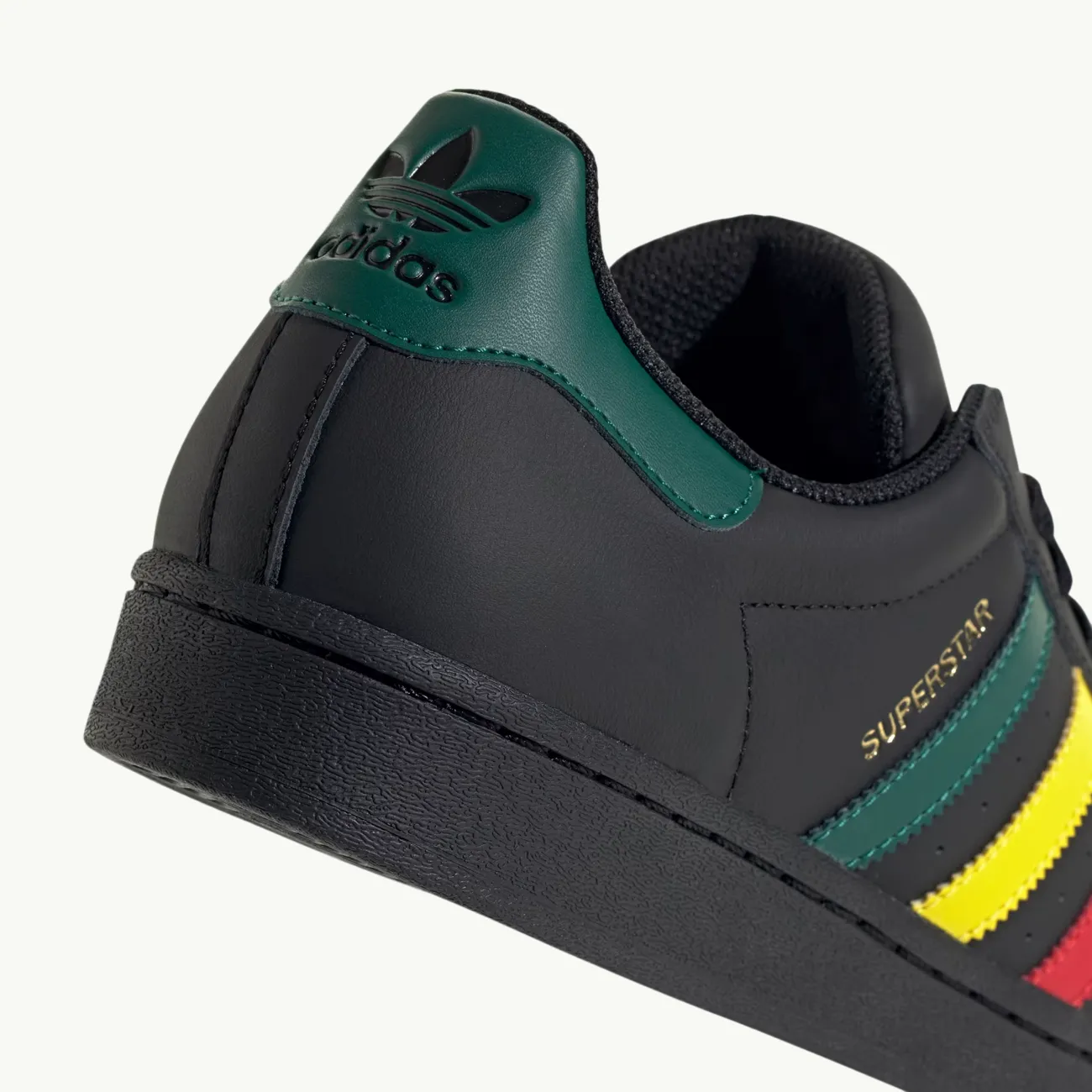 Superstar 'Reggae' - Core Black/Yellow/Collegiate Green