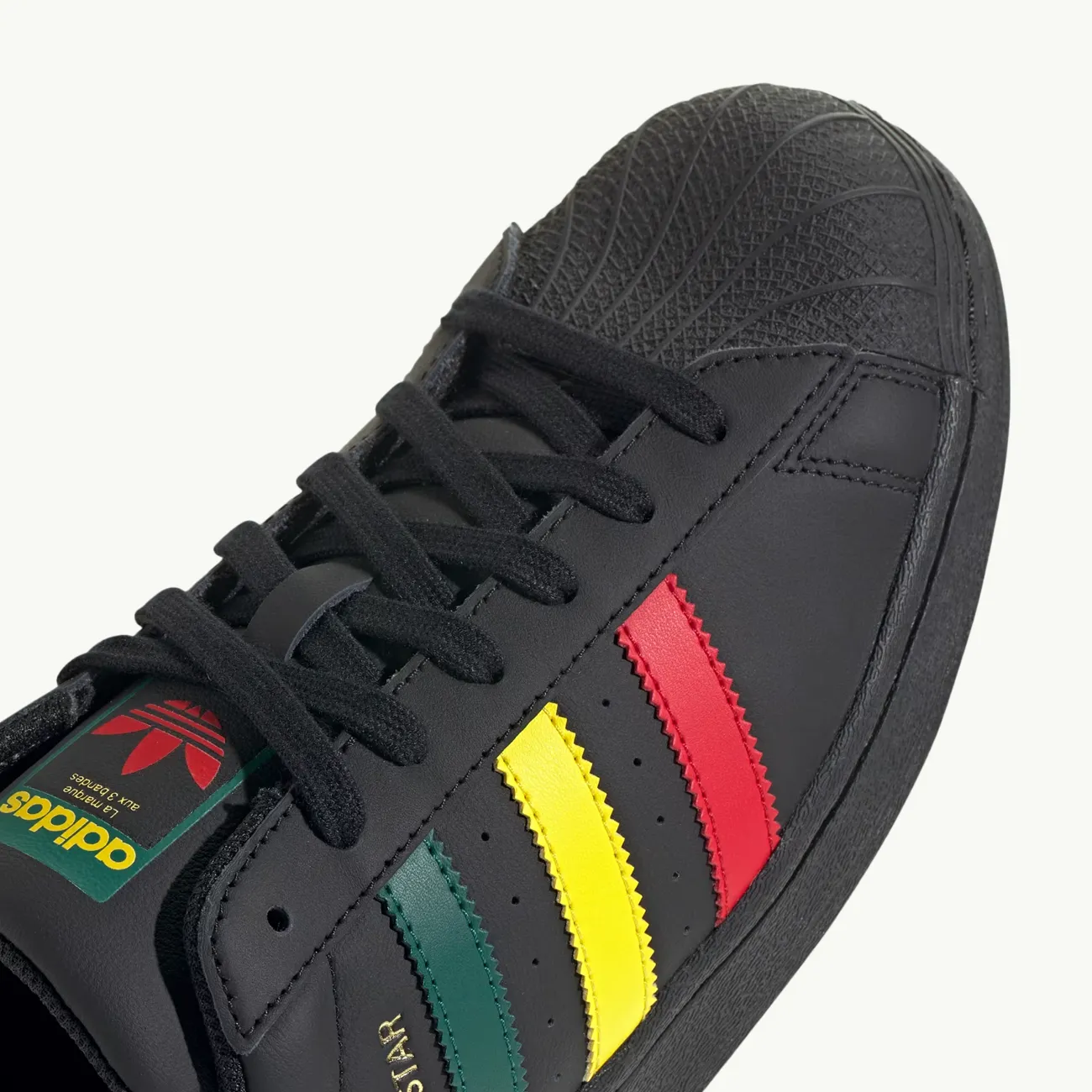 Superstar 'Reggae' - Core Black/Yellow/Collegiate Green