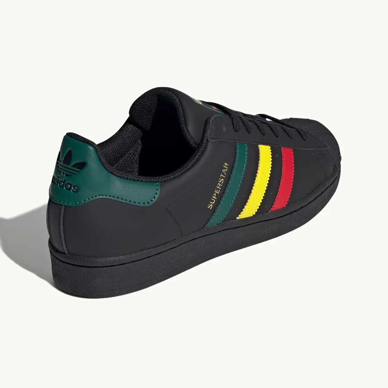 Superstar 'Reggae' - Core Black/Yellow/Collegiate Green