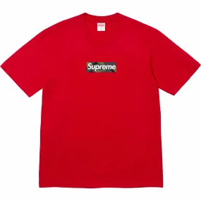 Supreme Camo Box Logo Tee Red