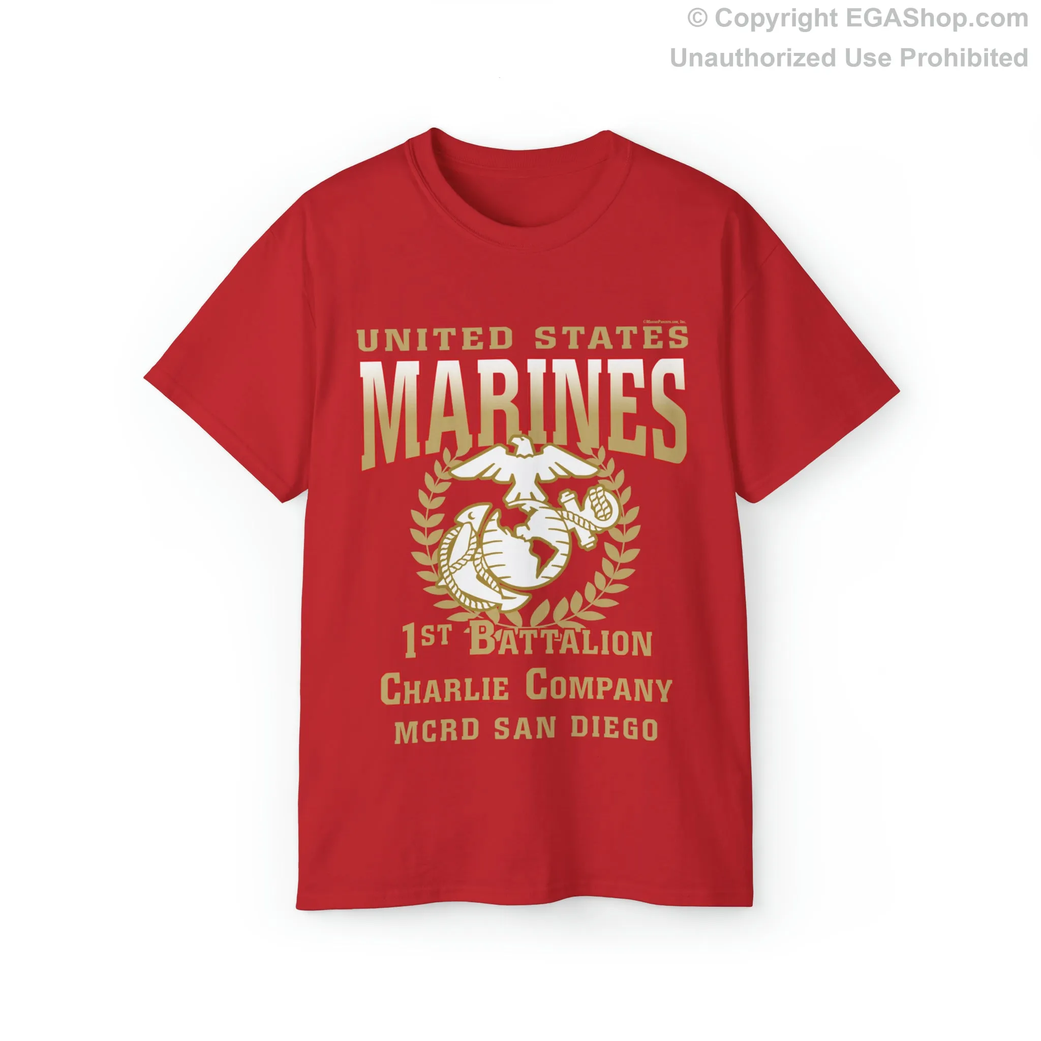 T-Shirt: Charlie Co. MCRD San Diego (EGA   Back Proud Family)