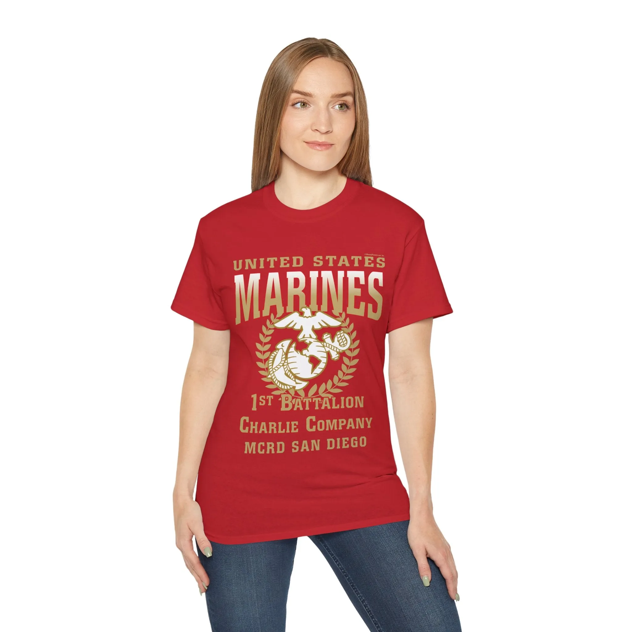 T-Shirt: Charlie Co. MCRD San Diego (EGA   Back Proud Family)