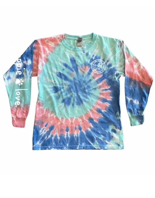 TAFFY TIE DYE PUP, ADULT LS