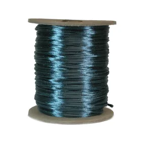 Teal Rattail, 1mm, Size #0, 70 Yard Spool, USA Made, RTTE0