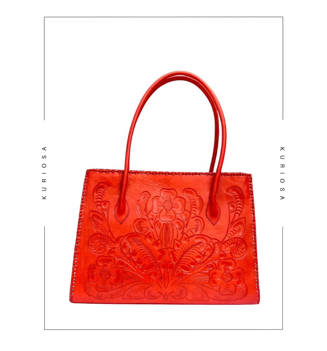 The Amy Handbag in Orange