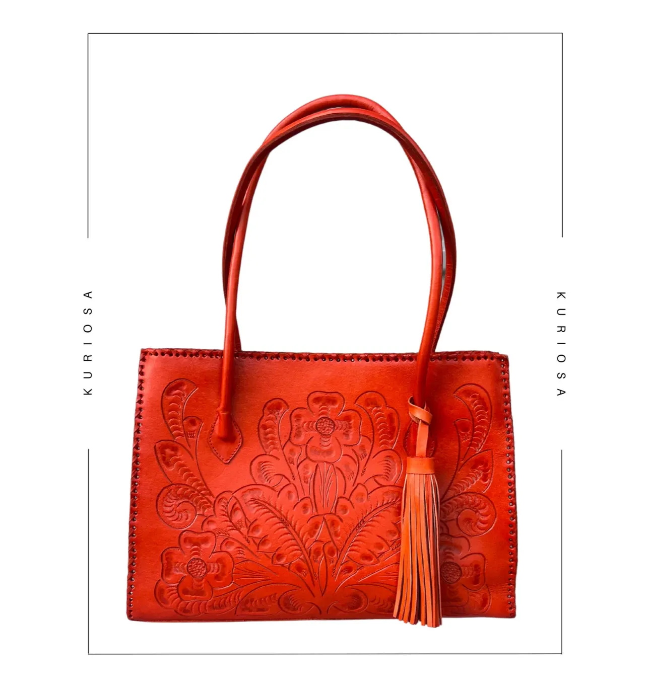 The Amy Handbag in Orange