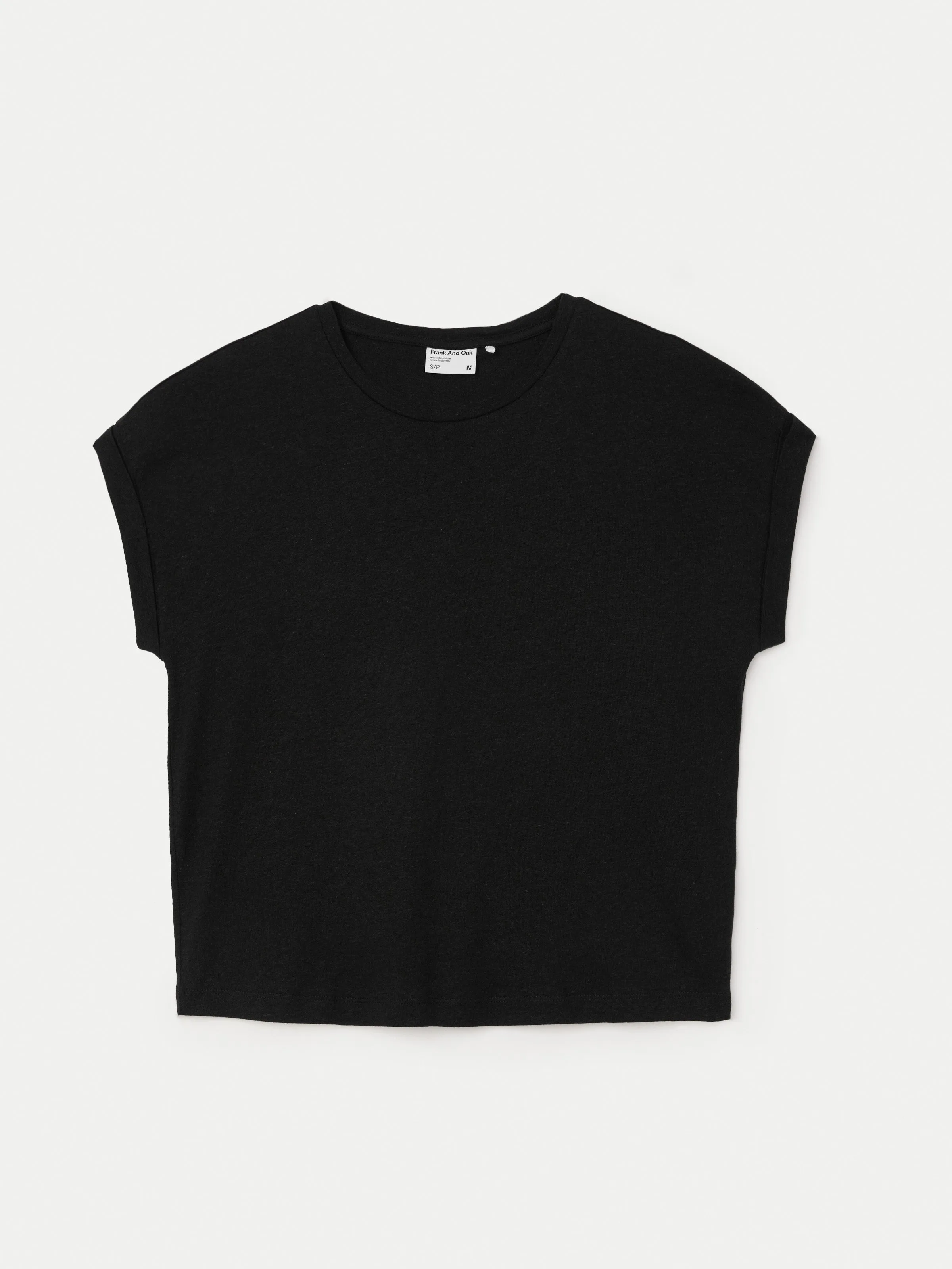 The Hemp Relaxed T-Shirt in Black