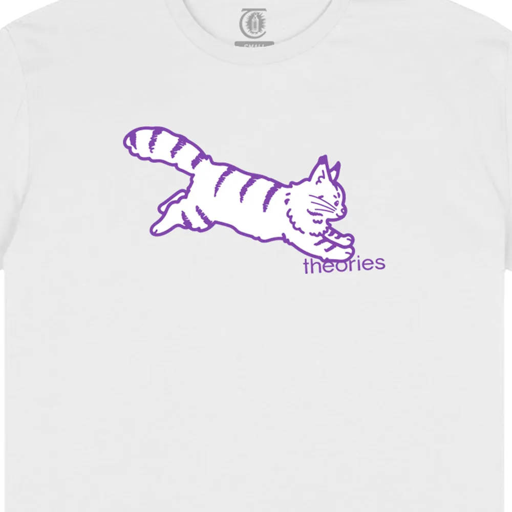 Theories Conscious Kitty Tee White