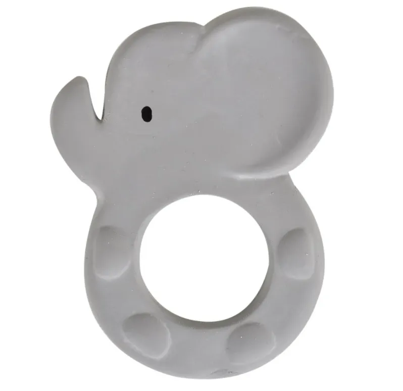 Tikiri Elephant - Natural Organic Rubber Teether