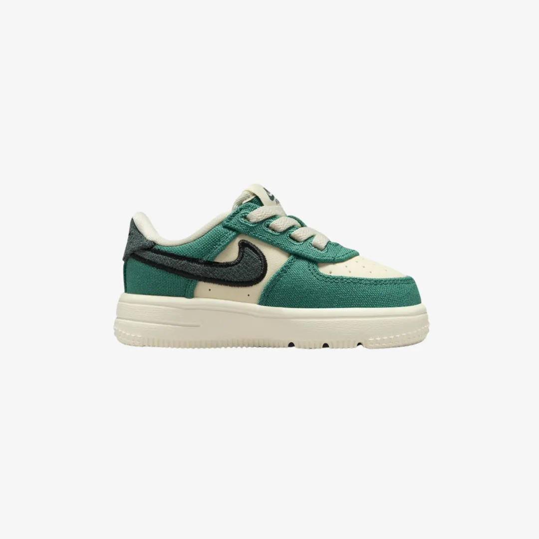 toddler nike force 1 low easyon lv8 3 (coconut milk/vintage green)