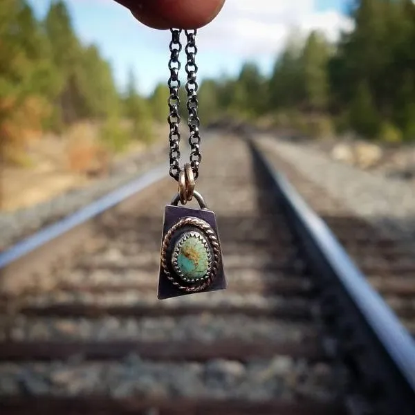 Turquoise Charm Necklace