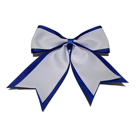 Two-colored hair bow