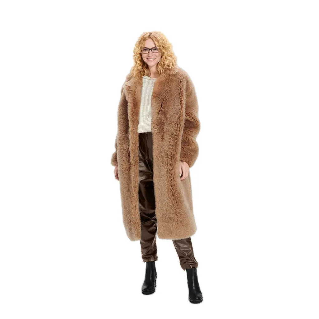 UGG Esme Long Shearling Amphora Coat - Women's